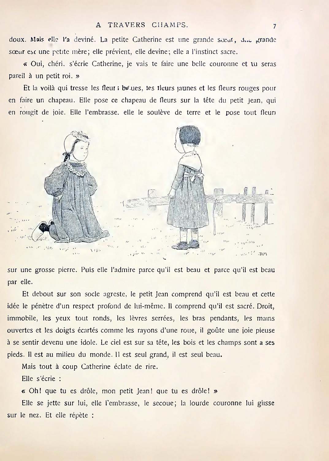 Filles et garçons, scènes de la ville et des champs