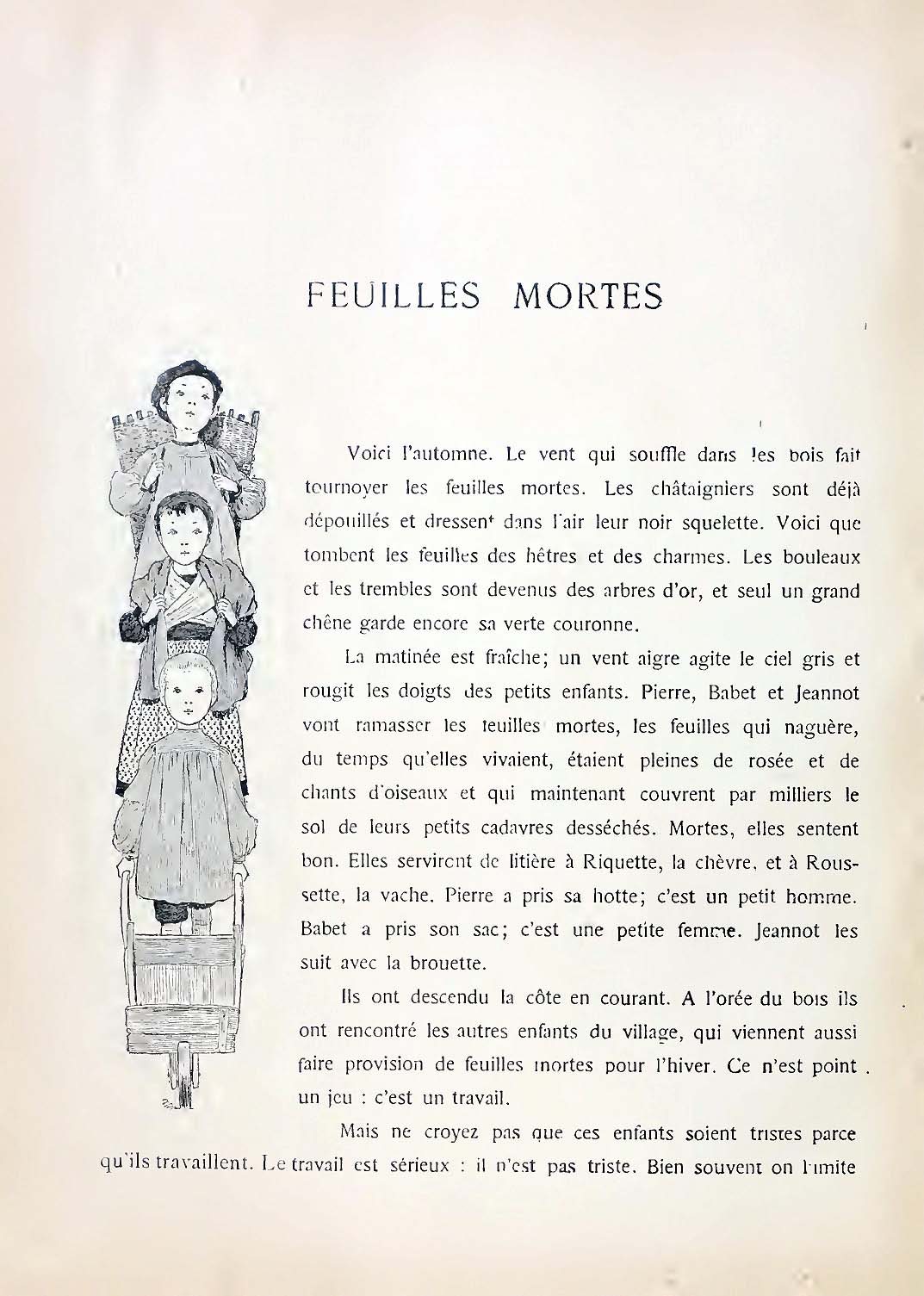 Filles et garçons, scènes de la ville et des champs