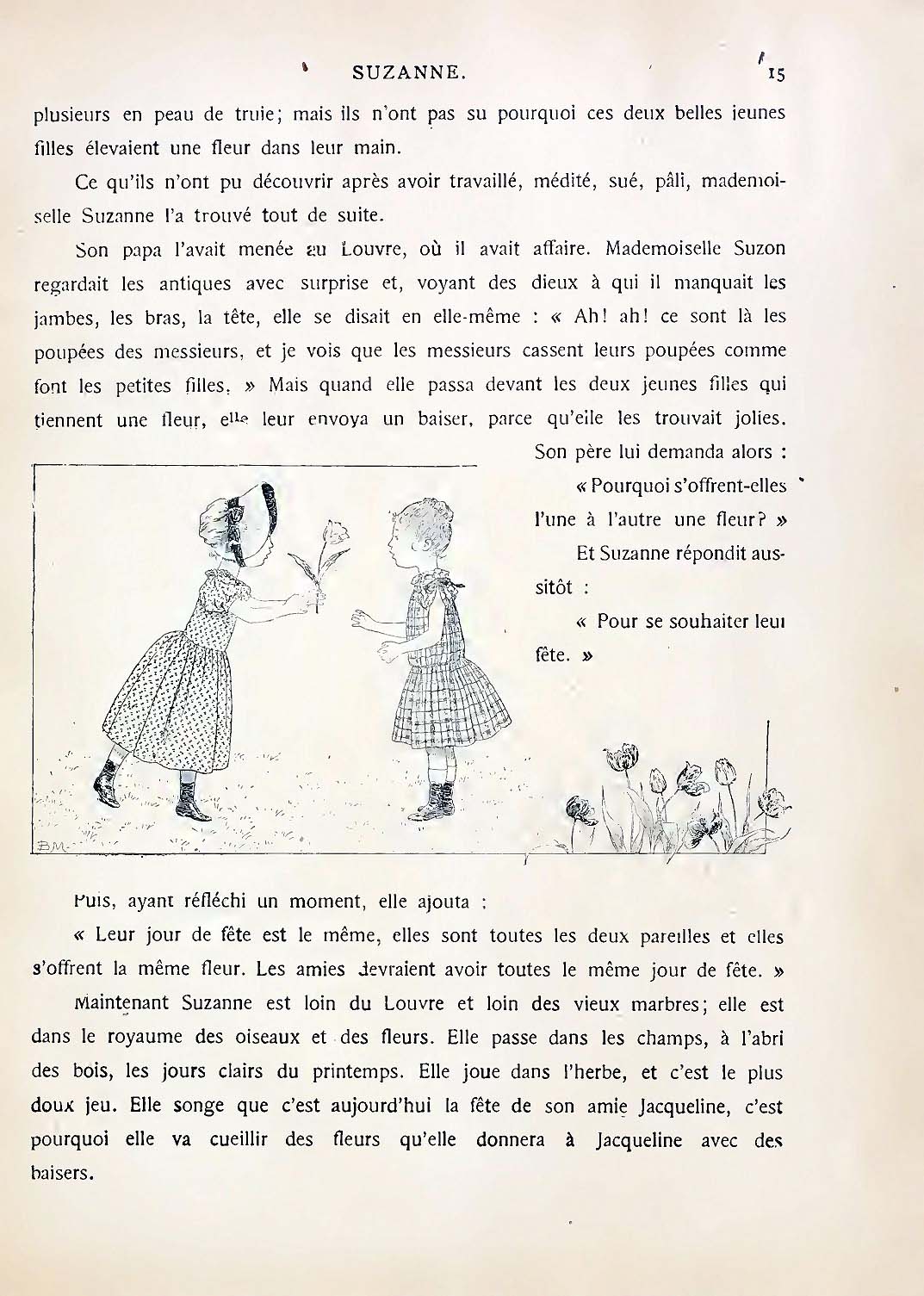Filles et garçons, scènes de la ville et des champs