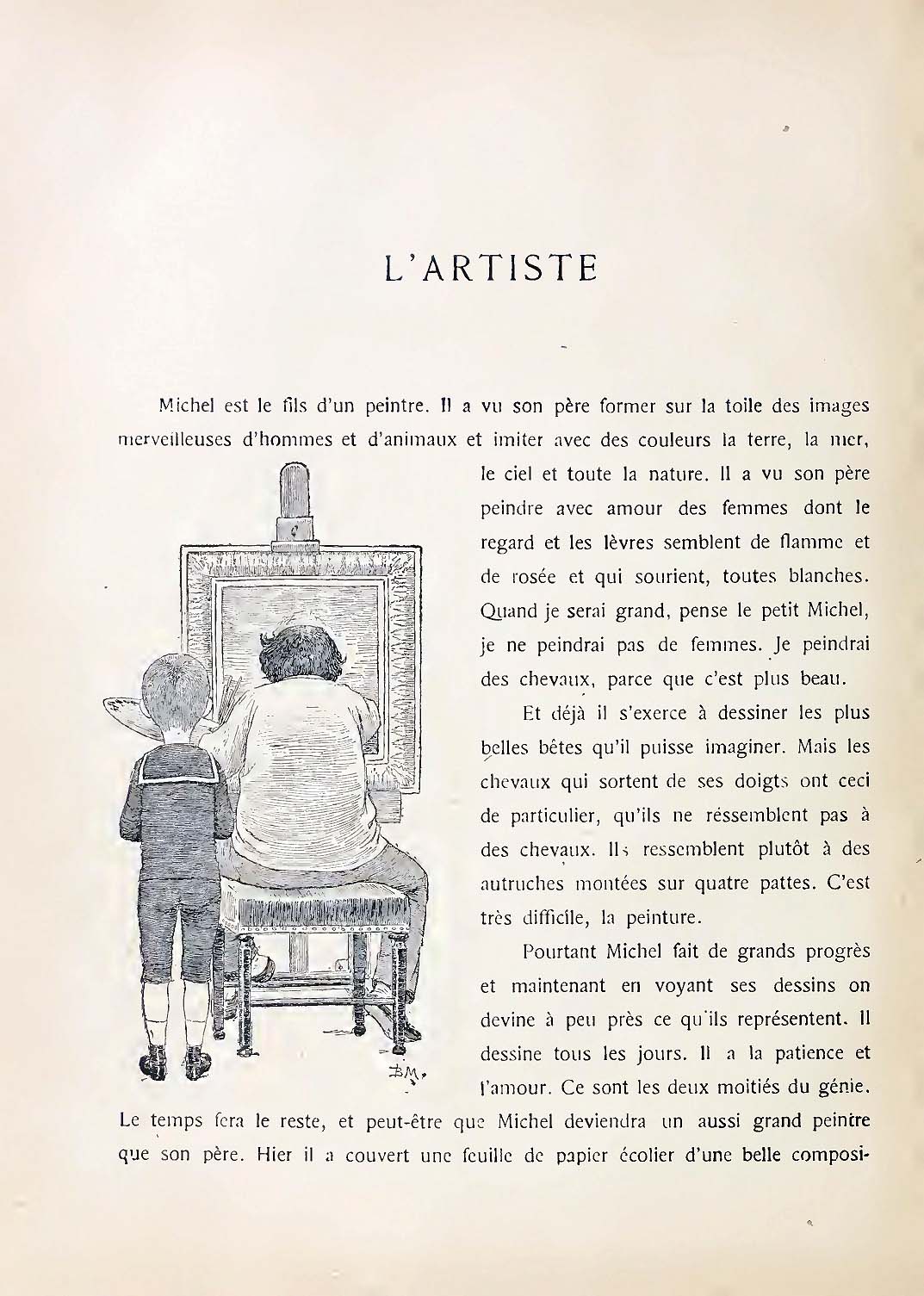 Filles et garçons, scènes de la ville et des champs