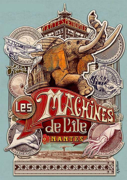 Les Machines de l'Ile - affiches