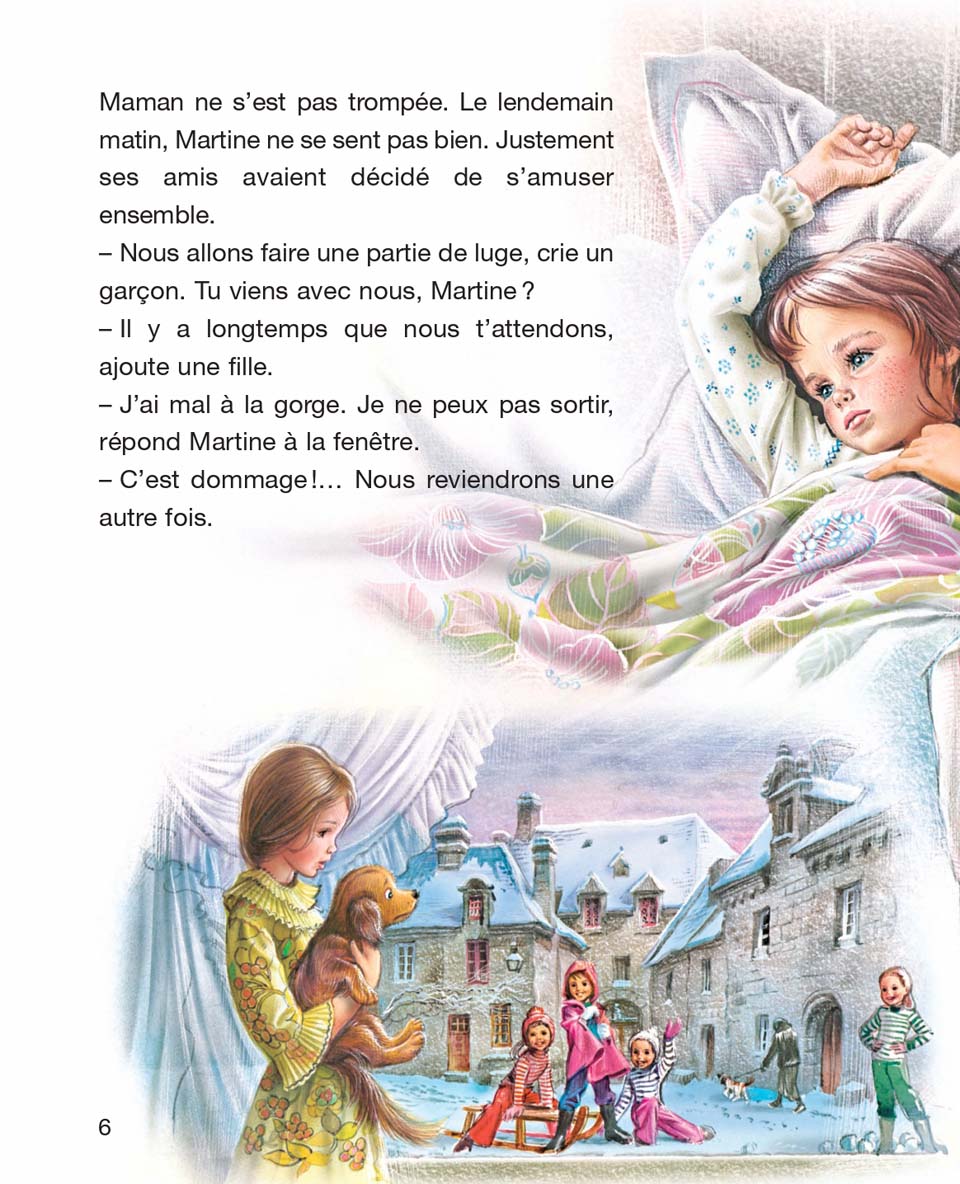 Martine est malade