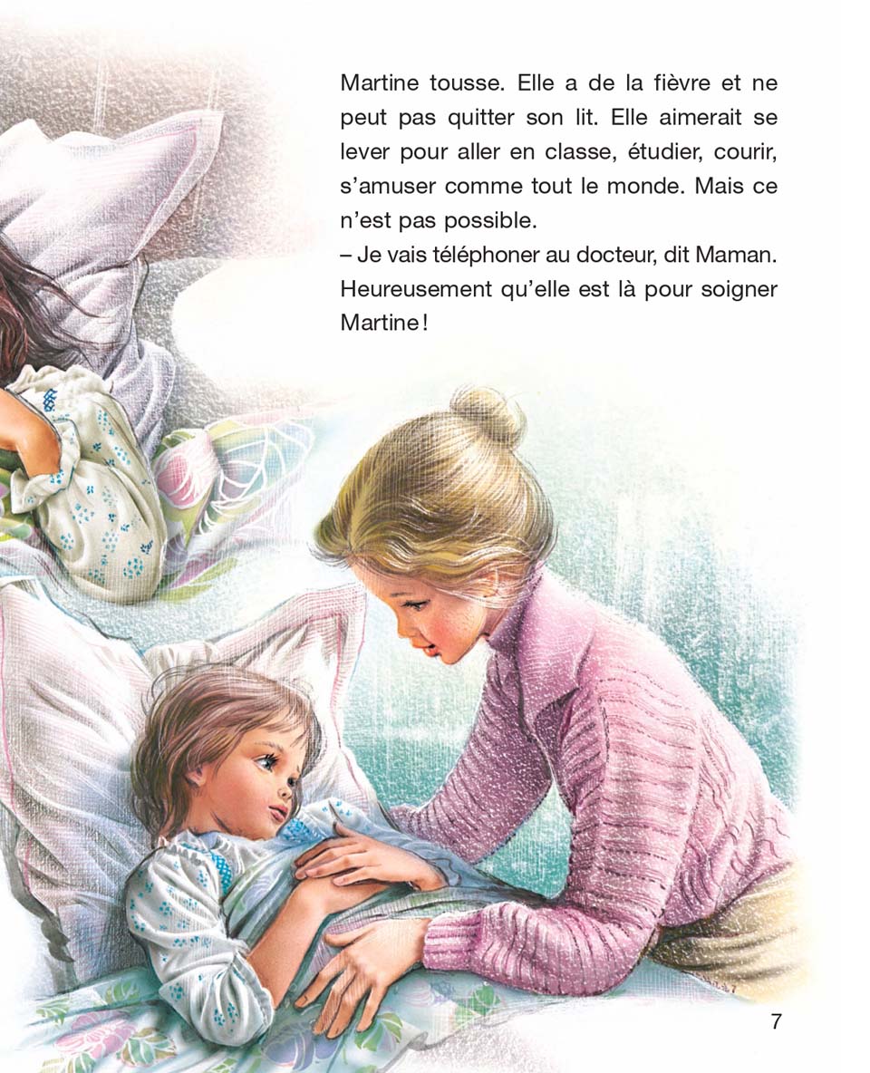 Martine est malade