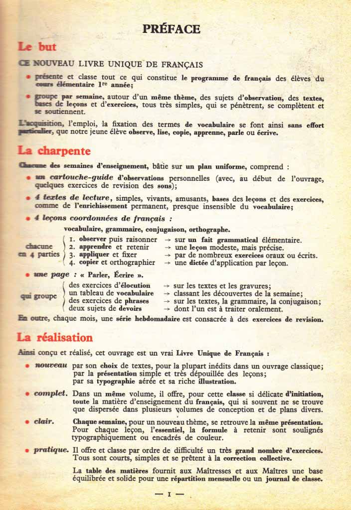 Le nouveau livre unique de français CE1
