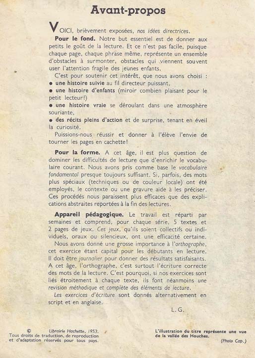 Au pays merveilleux CE1 (1965)