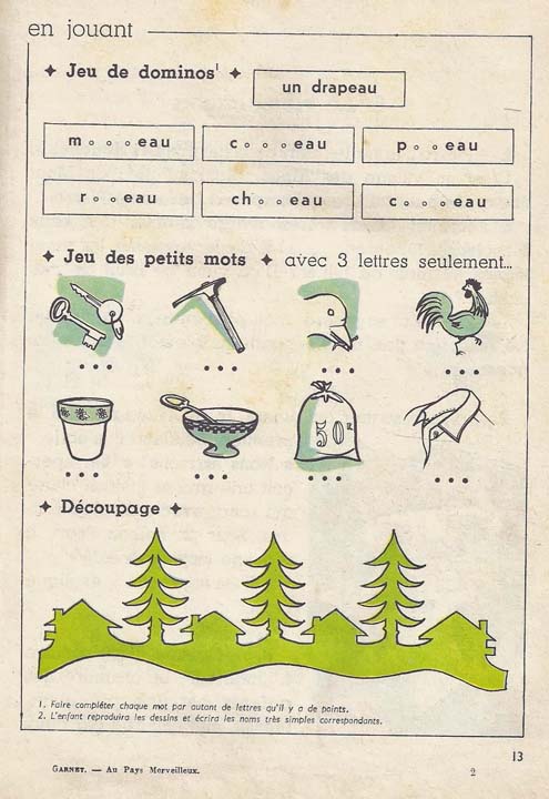 Au pays merveilleux CE1 (1965)