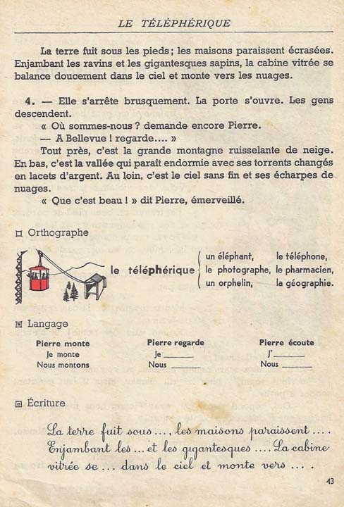 Au pays merveilleux CE1 (1965)