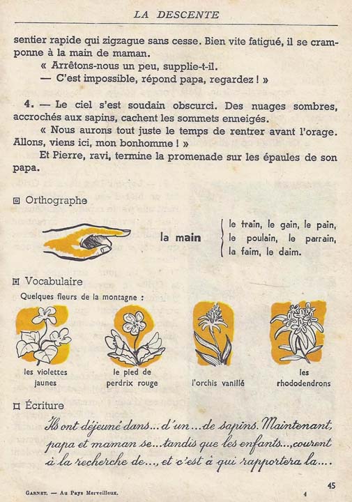 Au pays merveilleux CE1 (1965)