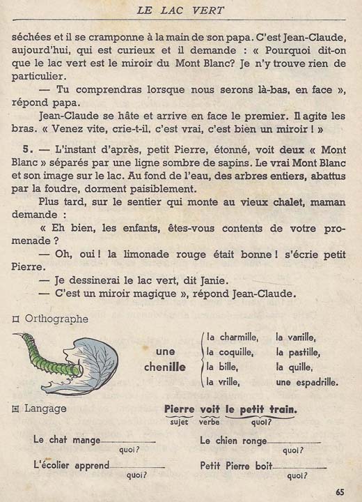 Au pays merveilleux CE1 (1965)