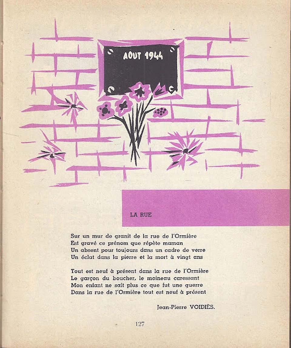 Poèmes d'aujourd'hui
