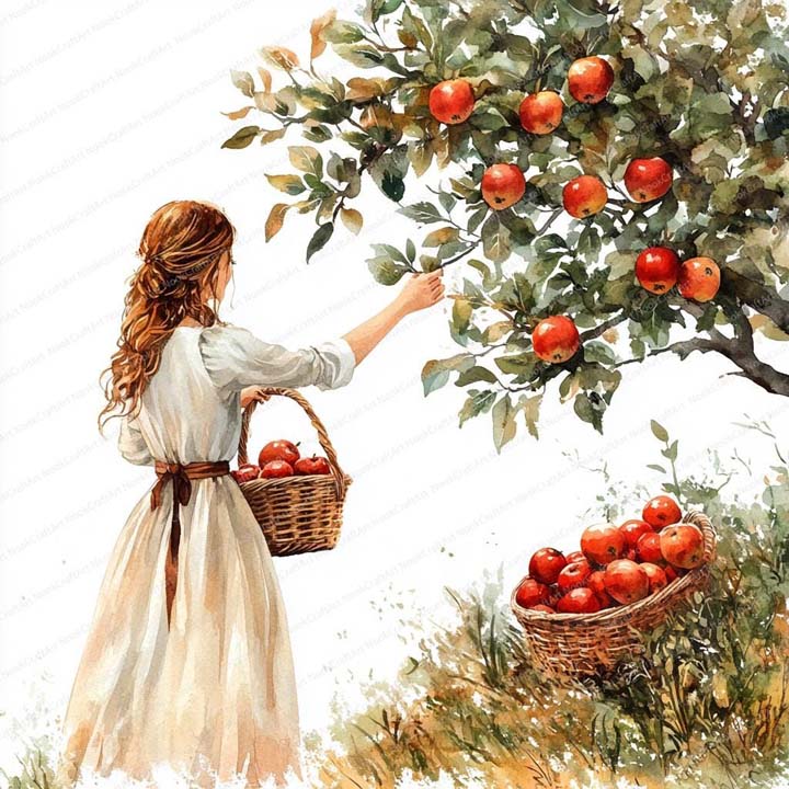 La cueillette des pommes