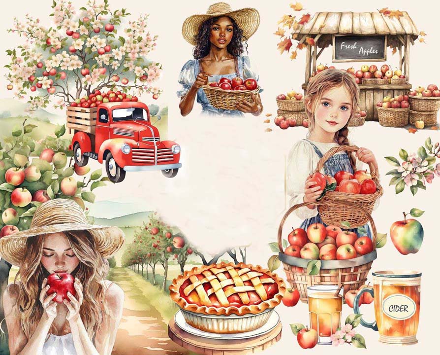 La cueillette des pommes