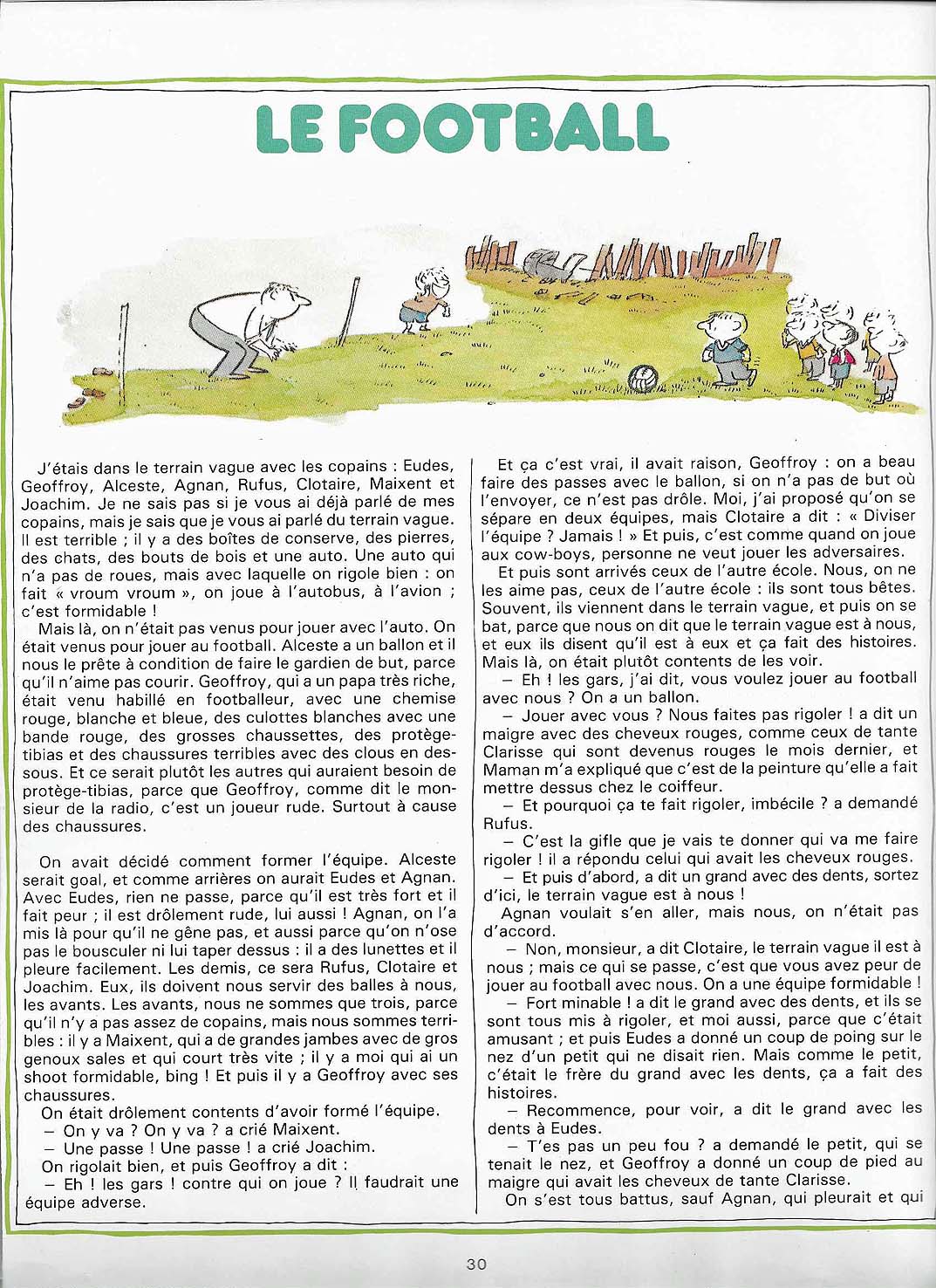 Les récrés du petit Nicolas