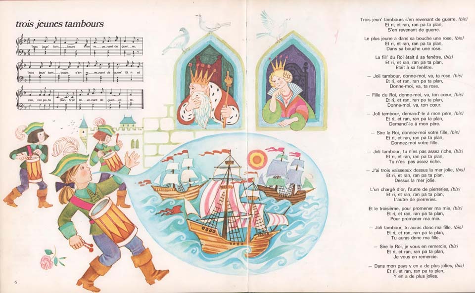 Rondes enfantines illustrées par Monique Gorde