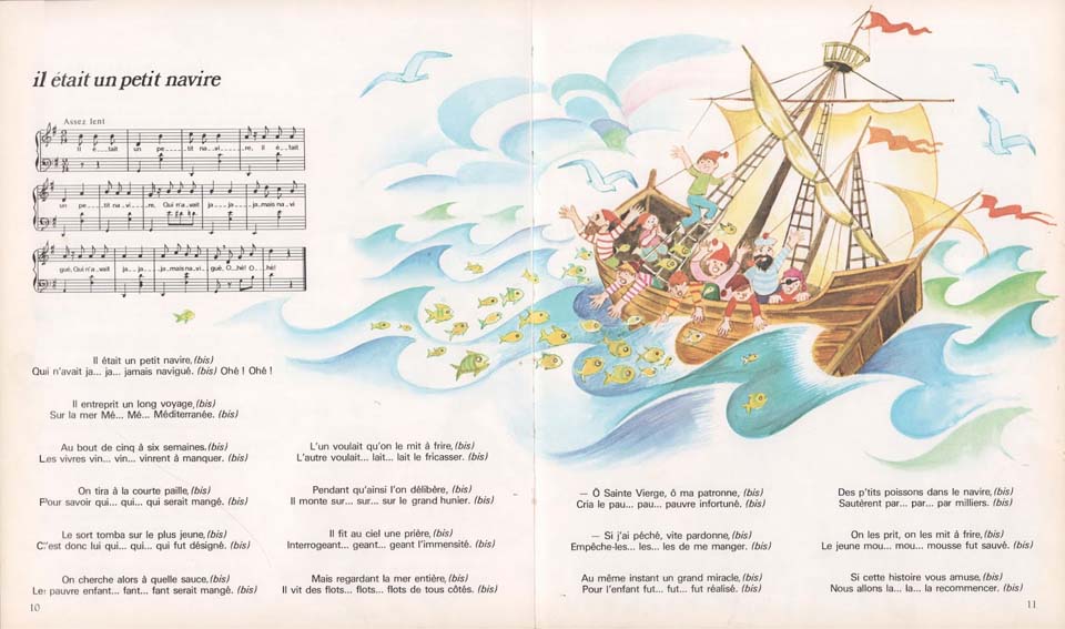 Rondes enfantines illustrées par Monique Gorde