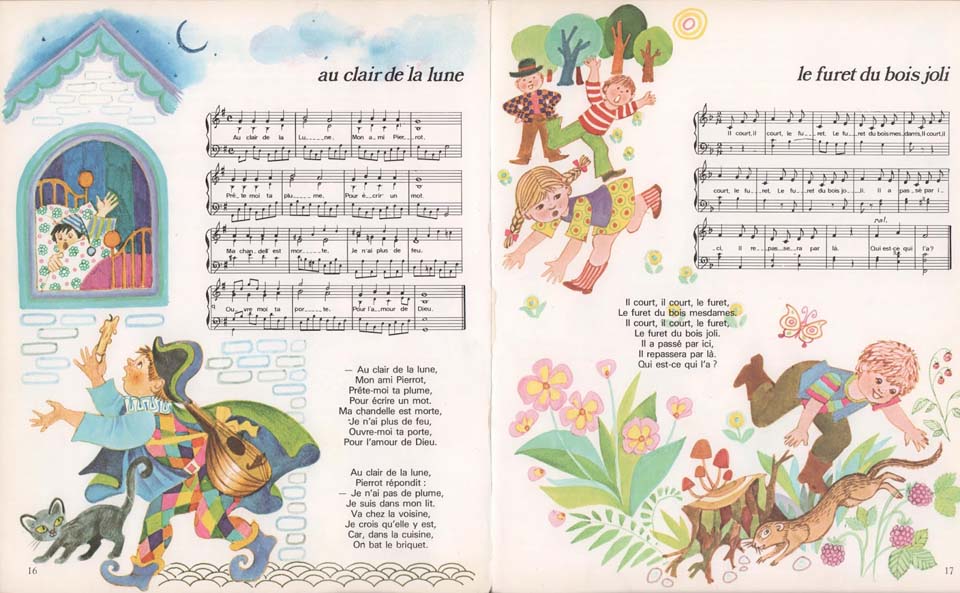 Rondes enfantines illustrées par Monique Gorde