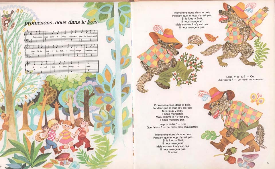 Rondes enfantines illustrées par Monique Gorde