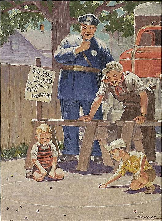 Route fermée en raison de travaux