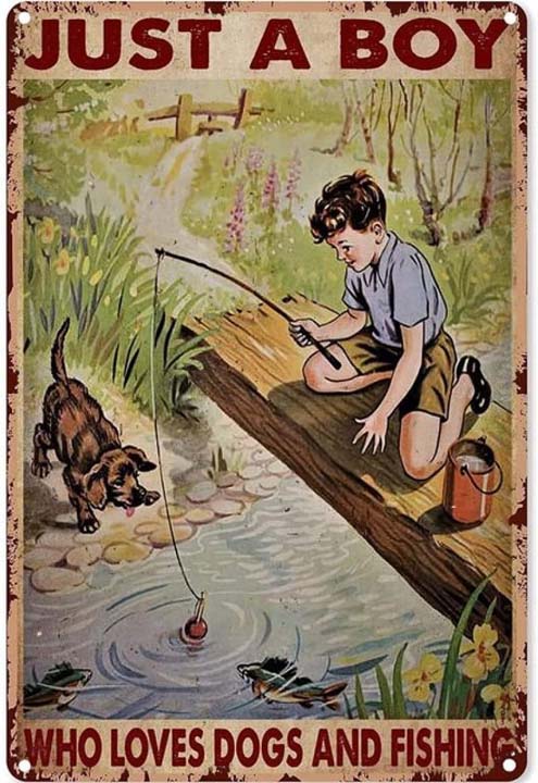 Un garçon qui aime les chiens et la pêche - 2