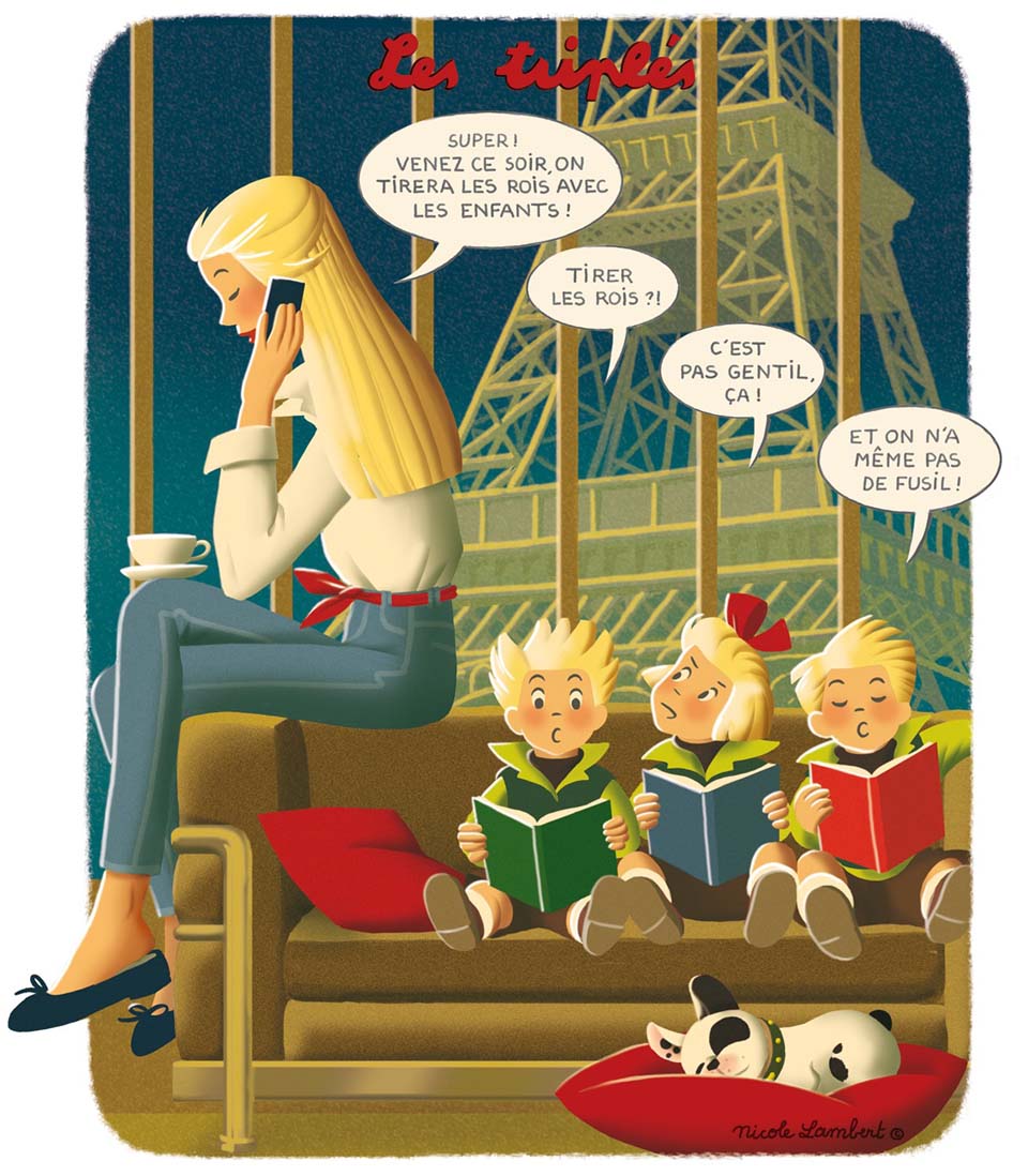 Les triplés de Nicole Lambert