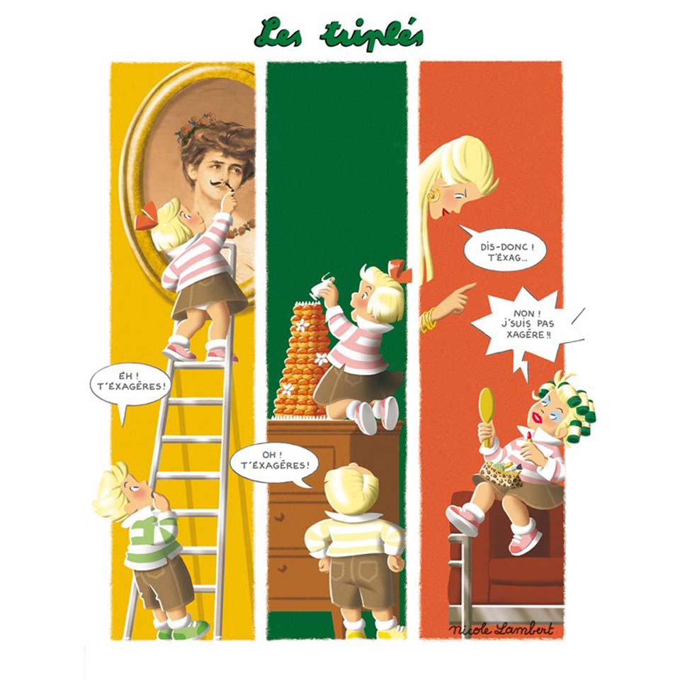 Les triplés de Nicole Lambert