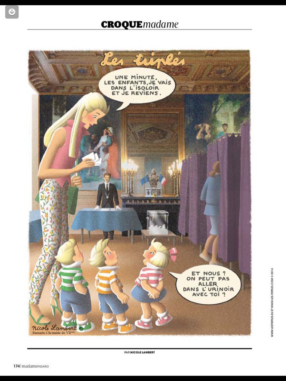 Les triplés de Nicole Lambert
