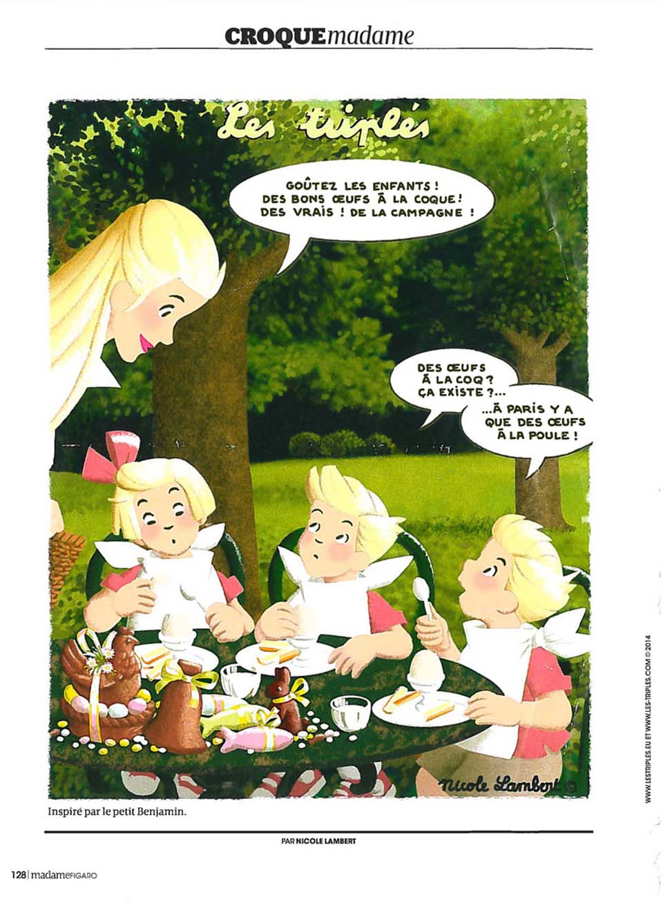 Les triplés de Nicole Lambert
