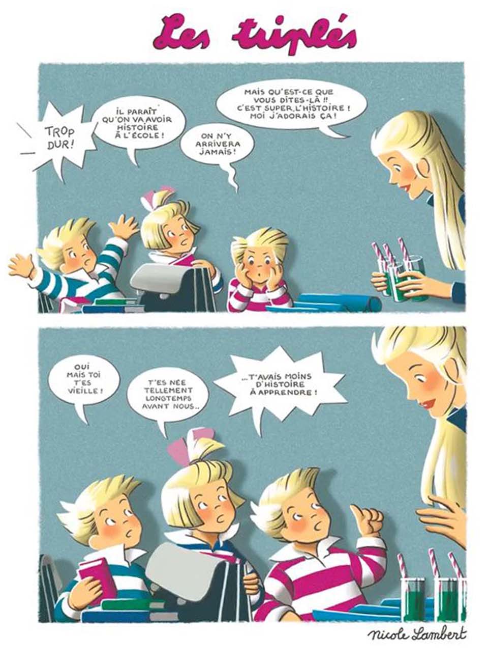 Les triplés de Nicole Lambert