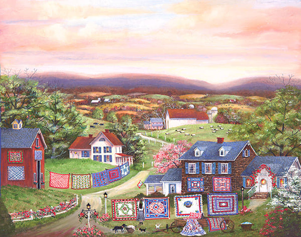 Passionnée de courtepointes