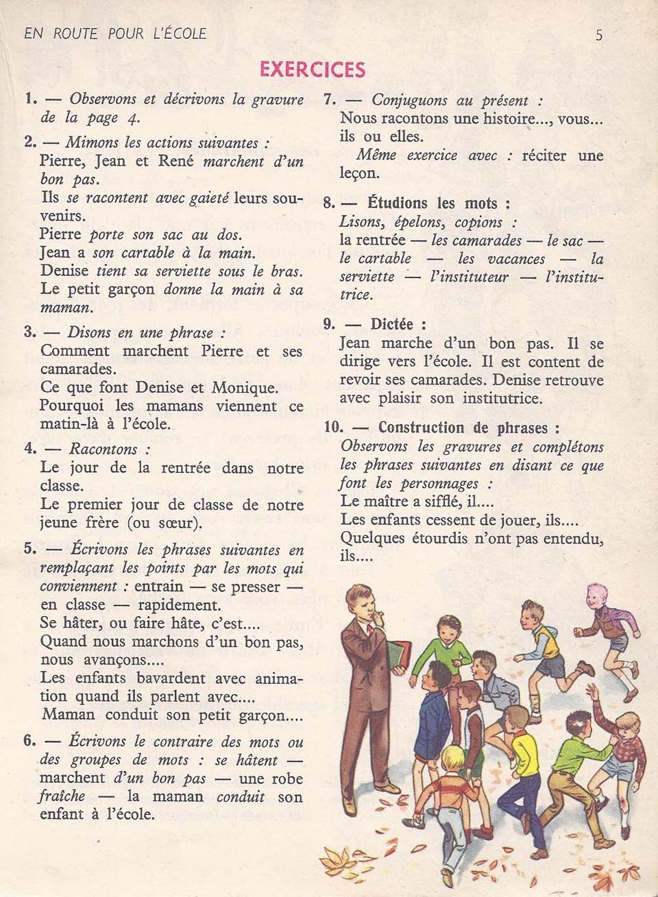 Vocabulaire CE1