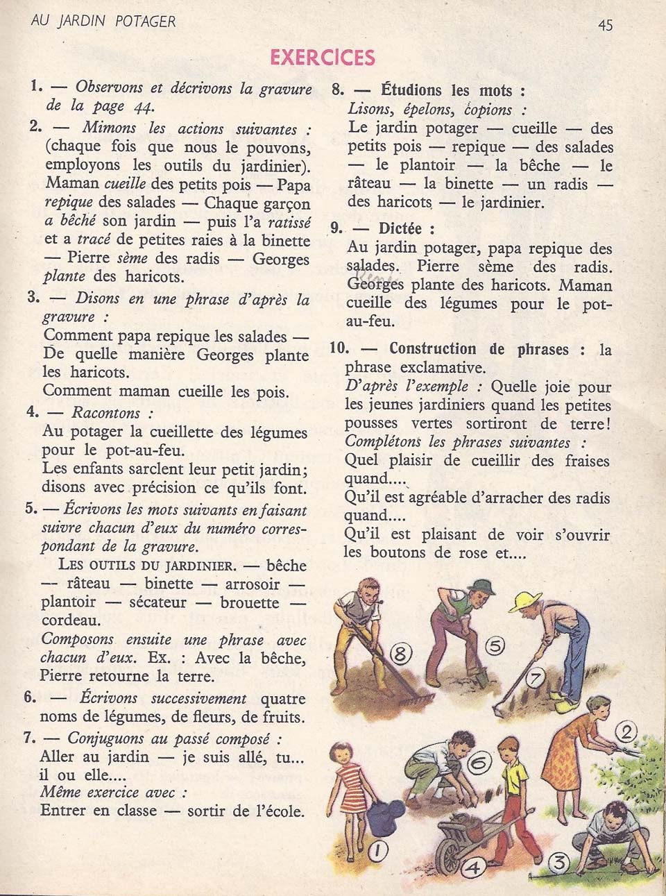 Vocabulaire CE1